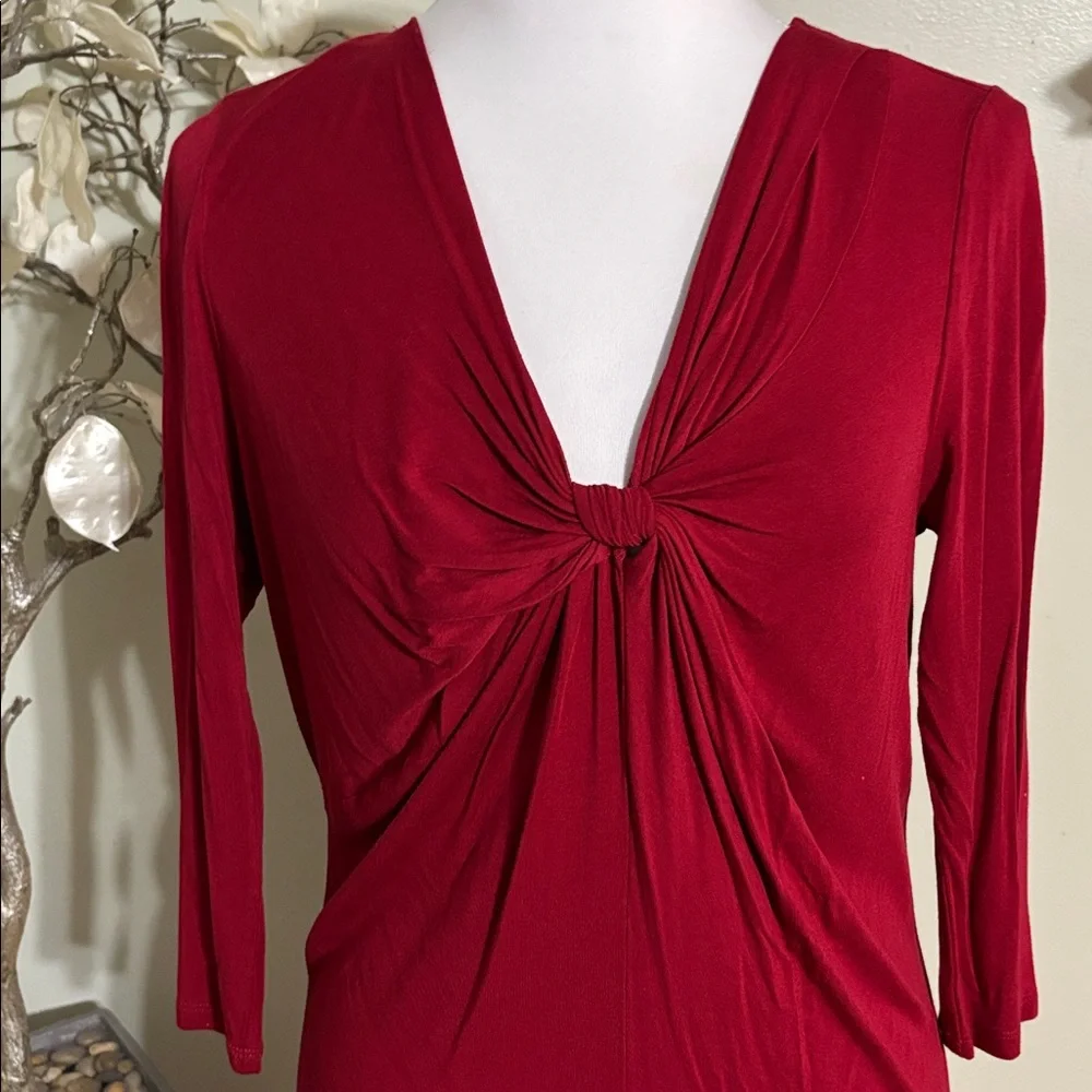 Michael Kors Red Knot Blouse